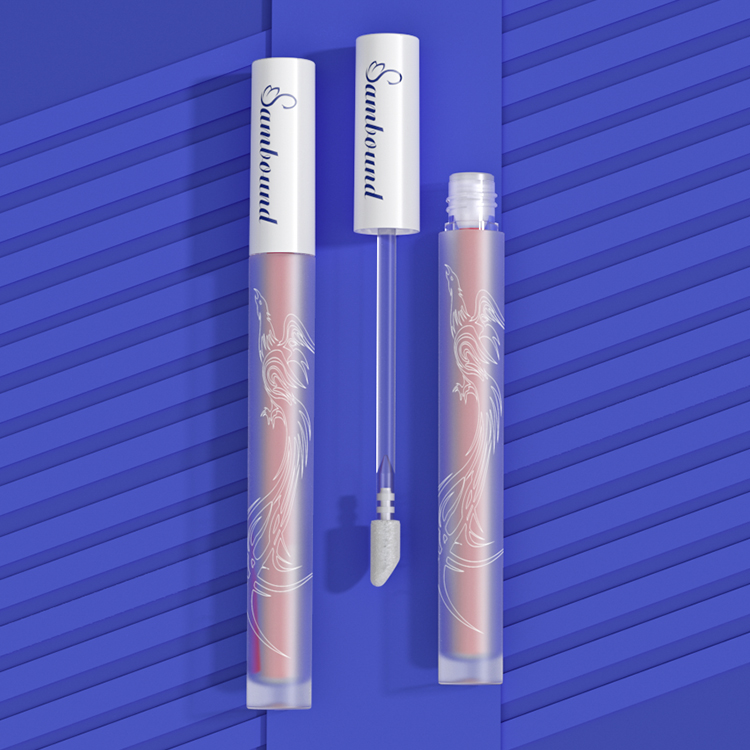 細長漸變磨砂唇釉管定制廠家